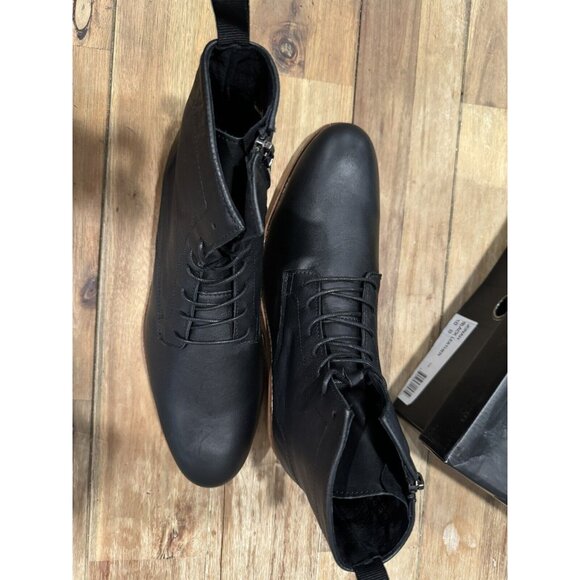 SUPPLY LAB Men's Black Jonah Lace-Up Leather Ankle Boot Sz 10 D NEW IN BOX - Picture 12 of 15